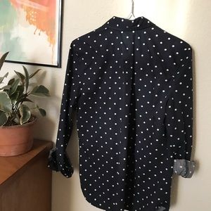 Gap Navy blue button up